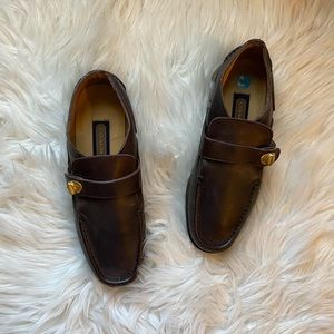 COACH ALL LEATHER SHOES